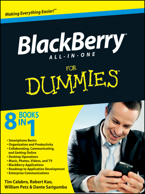 Title details for BlackBerry All-in-One For Dummies by Dante Sarigumba - Available